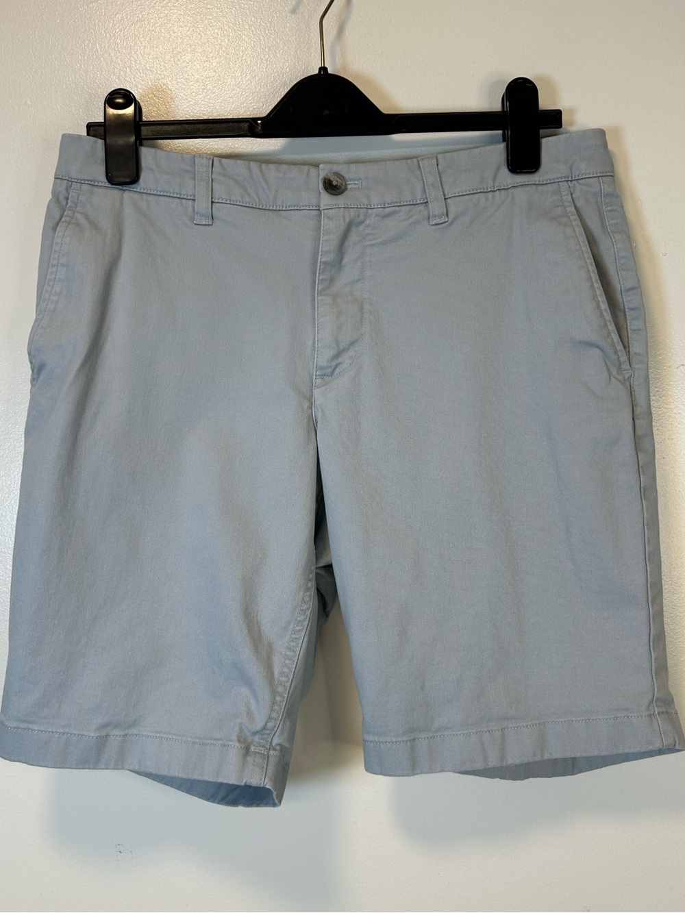 Hawker Rye Men's Light Gray Casual Chino Shorts Size 32 x9 inch inseam